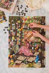 Reverie Puzzles: Botanical Library Jigsaw Puzzle (1000 Pieces)