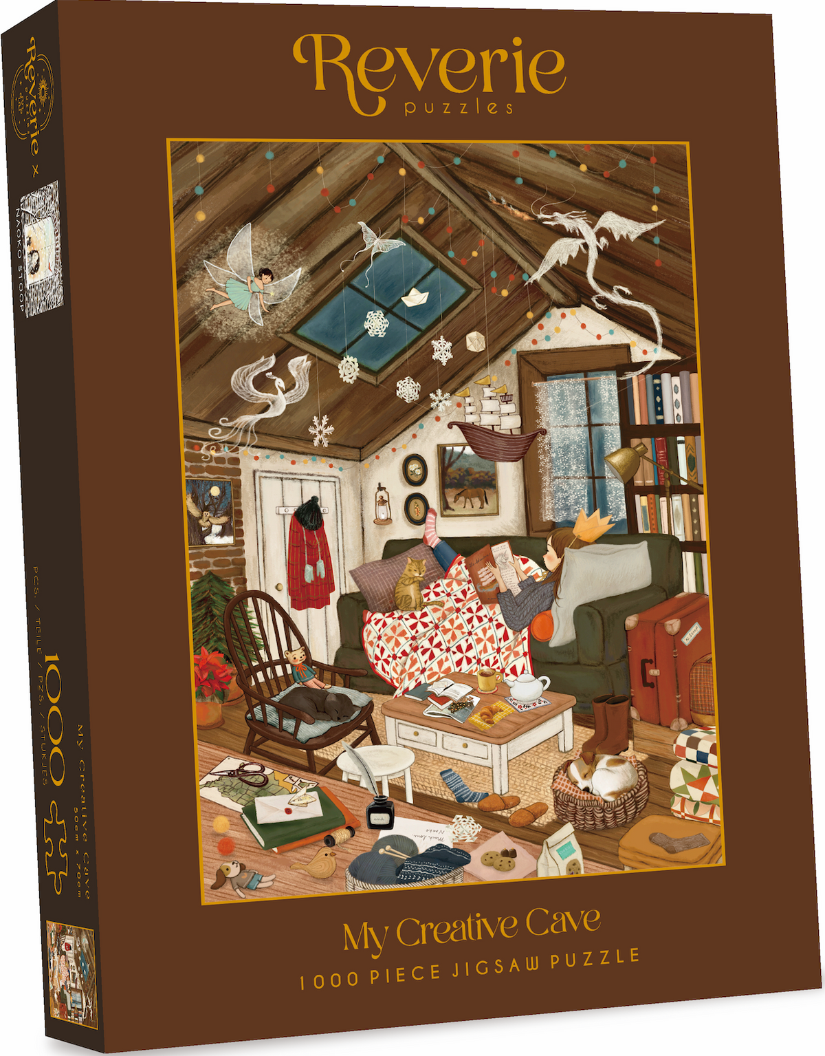 Reverie Puzzles: My Creative Cave Jigsaw Puzzle (1000 Pieces)