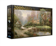 Harlington Thomas Kinkade PQ Beyond Spring Gate 2000 pieces