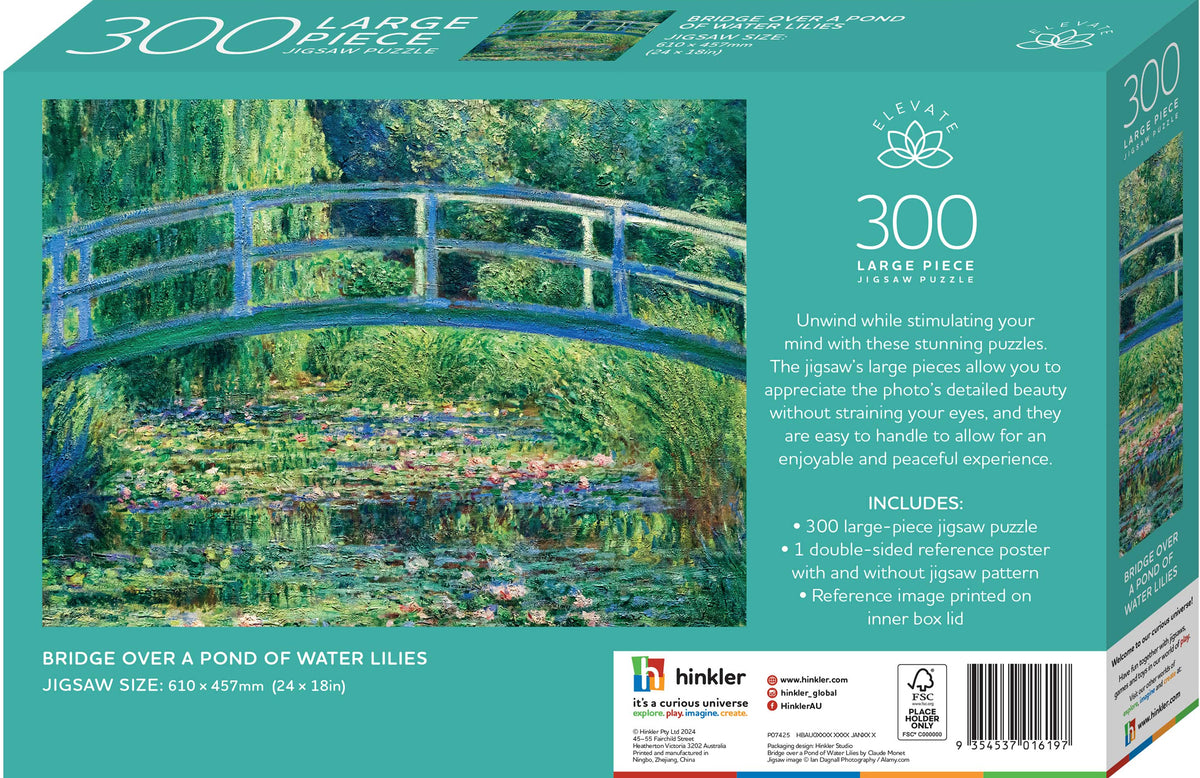 Elevate: 300pc Large Piece Jigsaw - Monet