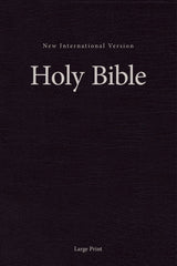 NIV, Church Bible (Pew Bible), Large Print, Hardcover, Black, Comfort Print