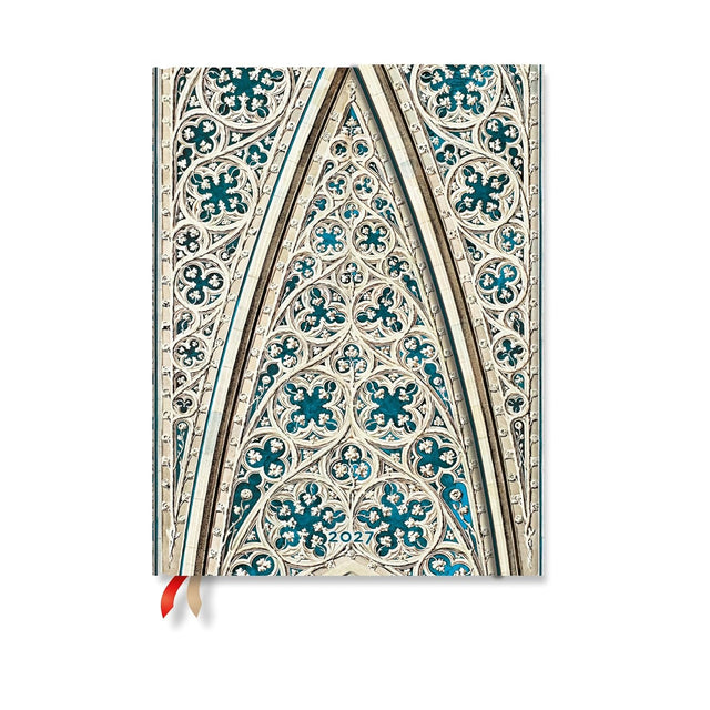 2027 Vault of the Milan Cathedral (Duomo di Milano) Ultra 12-Month Hardcover Dayplanner (Wrap Closure) Verso