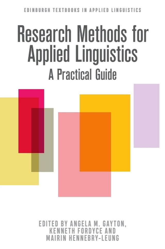 Research Methods for Applied Linguistics