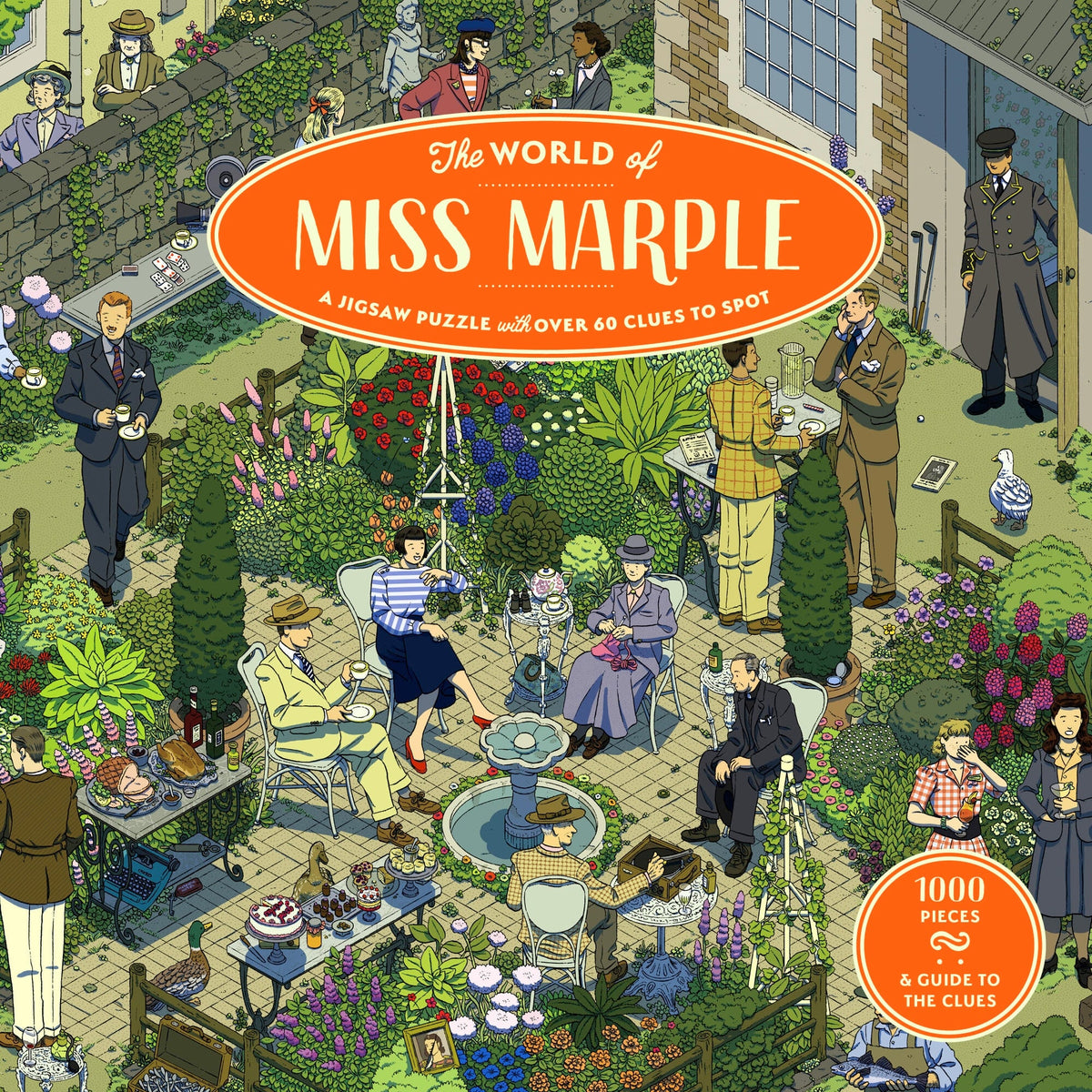 The World of Miss Marple - 1000 Piece Jigsaw Puzzle