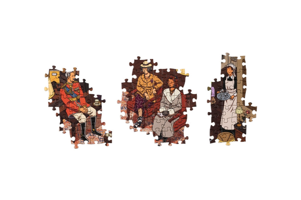 The World of Hercule Poirot - 1000 Piece Jigsaw Puzzle