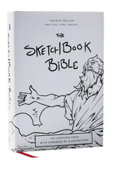 The Sketchbook Bible: The Complete Bible with Hundreds of Illustrations (NKJV, Hardcover, Red Letter, Comfort Print)