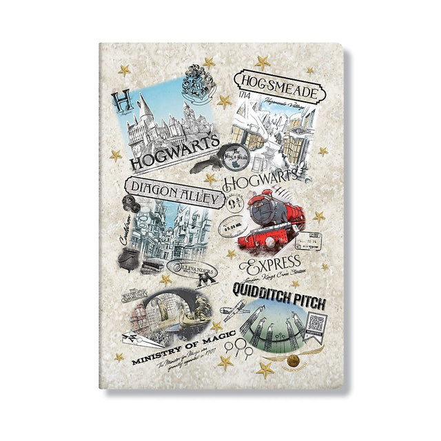 The Wizarding World (Harry Potter Collection) A6 Grid Cahier