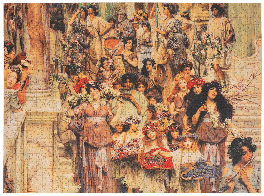 Spring (Lawrence Alma-Tadema) 1000 Piece Jigsaw Puzzle