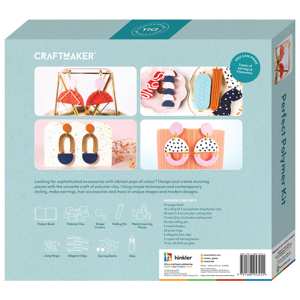 Craft Maker Deluxe Polymer Clay Jewellery Kit