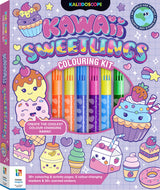 Hinkler: Kaleidoscope Coloring Kit Kawaii Sweetlings