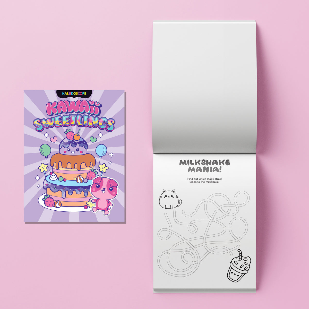Hinkler: Kaleidoscope Coloring Kit Kawaii Sweetlings