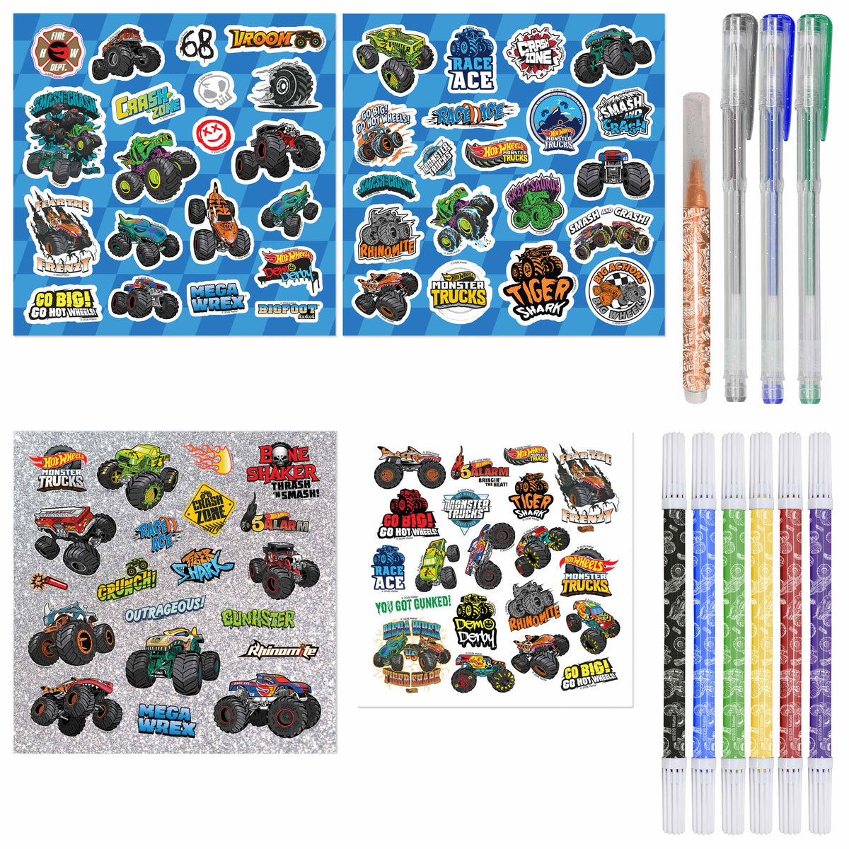 Hinkler: Super Kaleidoscope Kit Hot Wheels - Monster Trucks