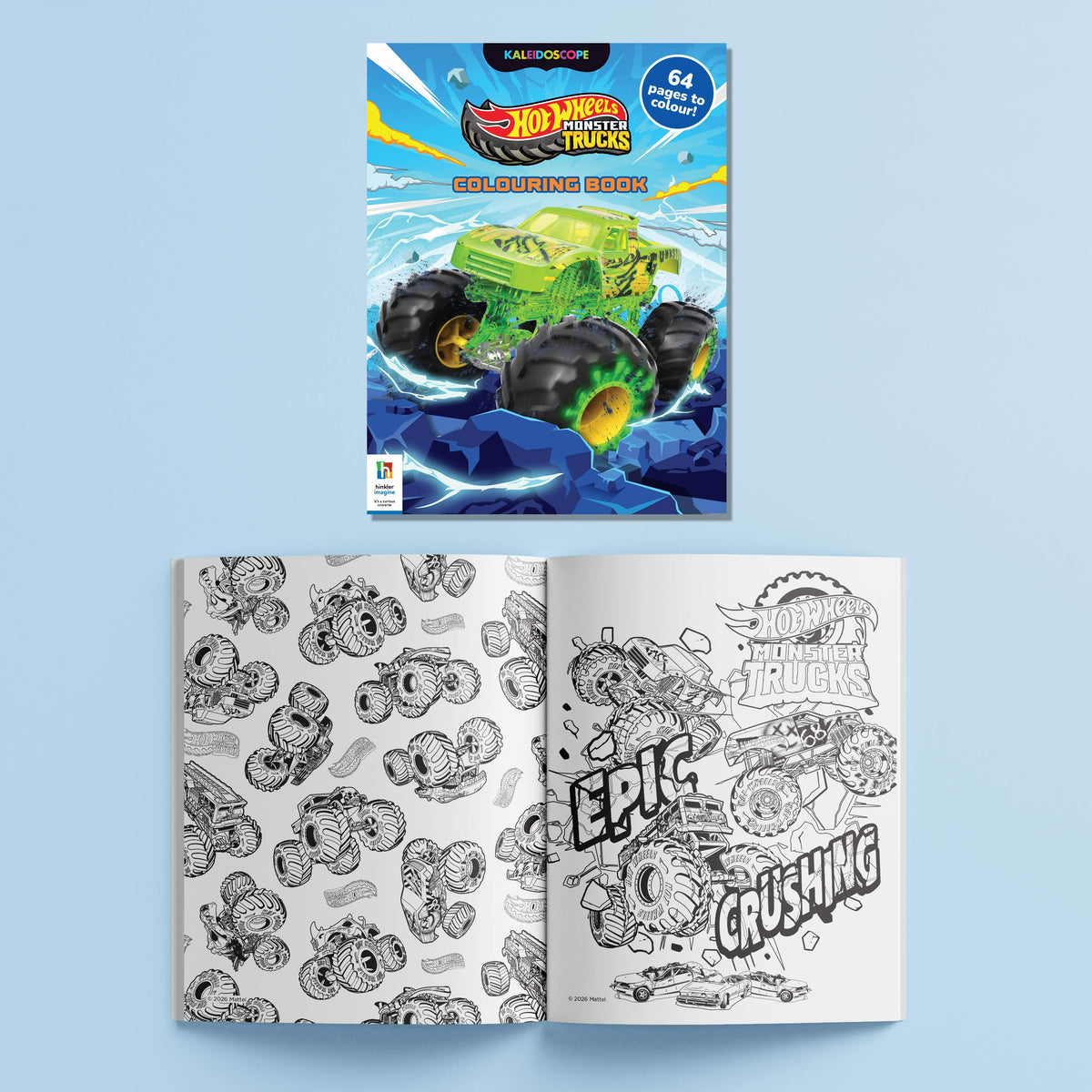 Hinkler: Super Kaleidoscope Kit Hot Wheels - Monster Trucks