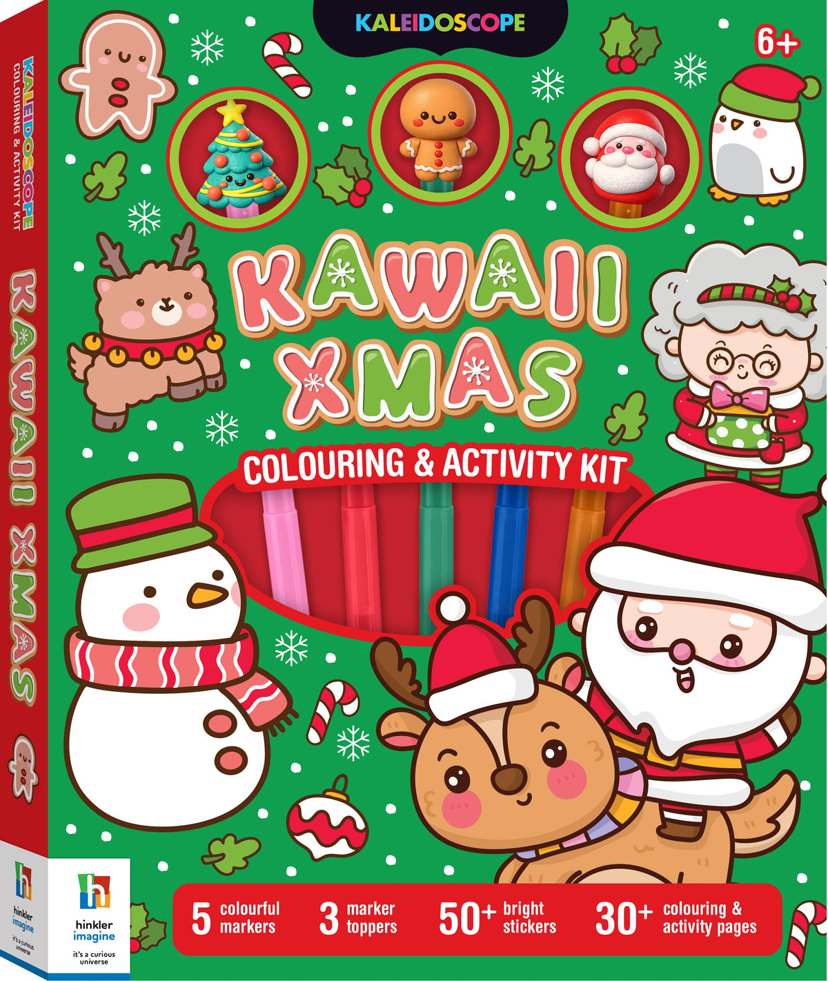 Hinkler:  Colouring Kit - Kawaii Christmas