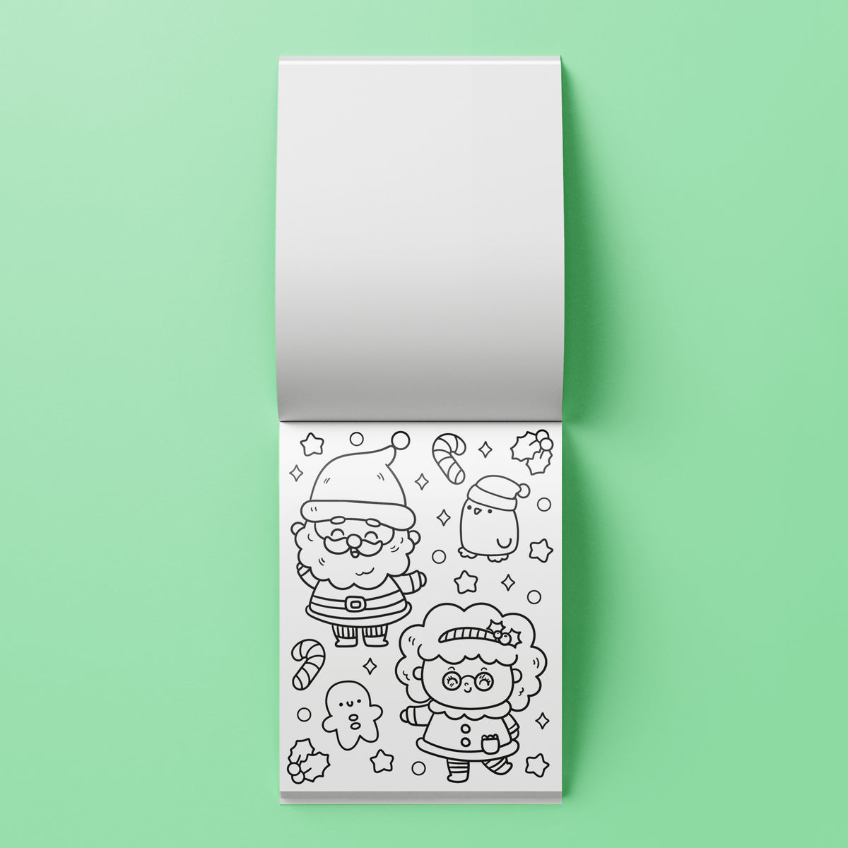Hinkler:  Colouring Kit - Kawaii Christmas