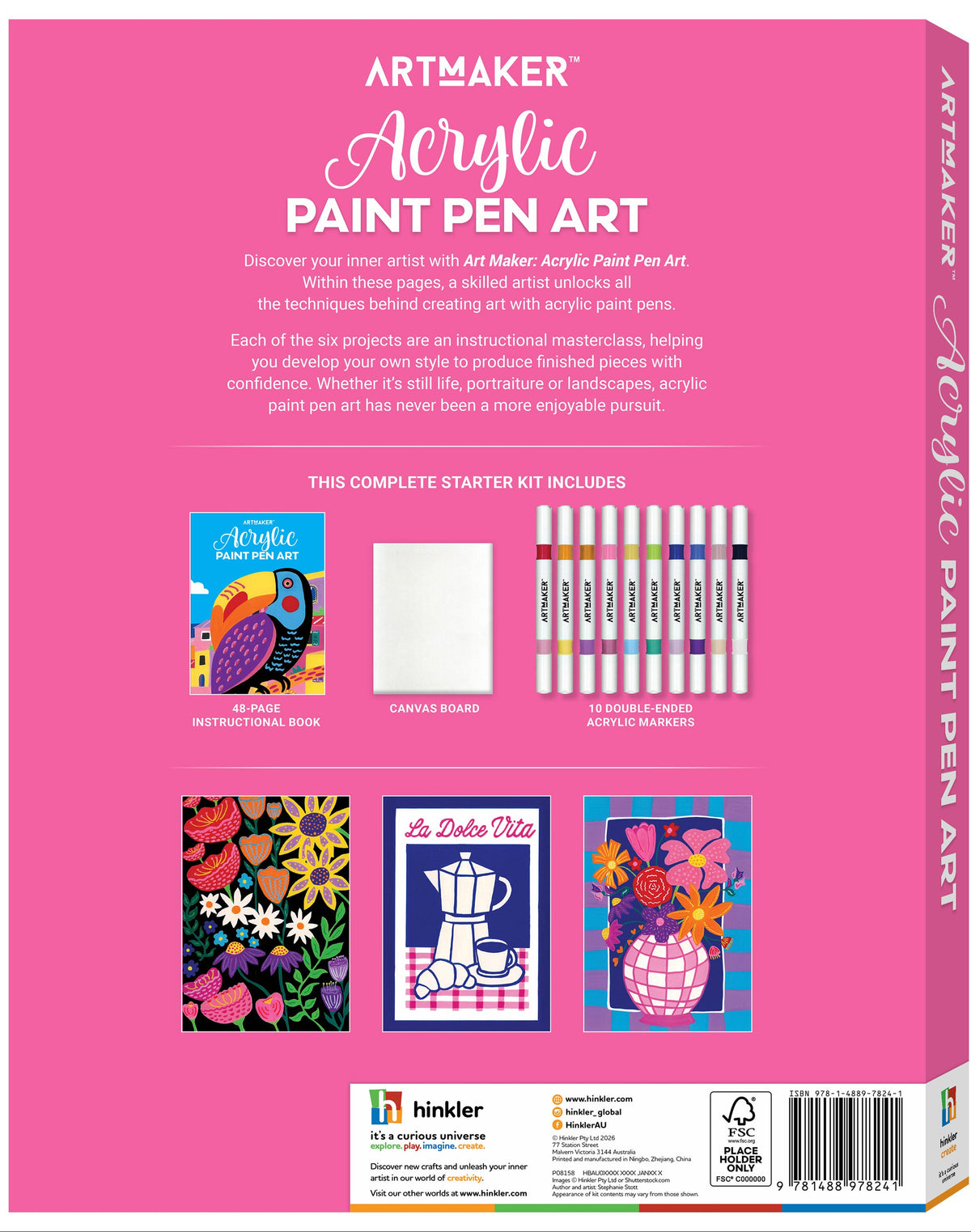 Hinkler: Art Maker - Studio Paint Pen Art