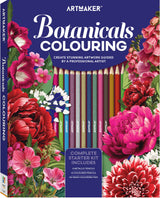 Hinkler: Art Maker - Studio Botanicals Colouring Kit