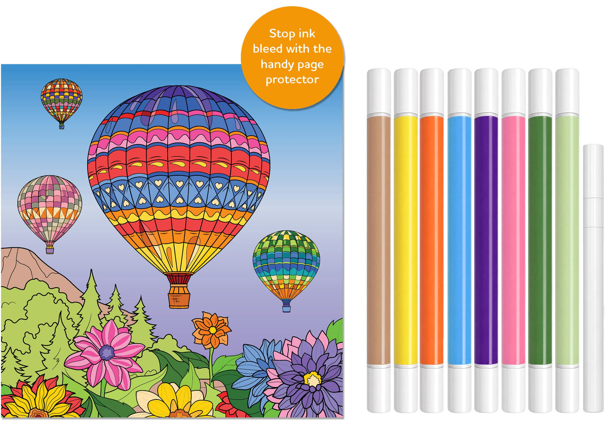 Hinkler: Art Maker Colouring Kit Wanderlust