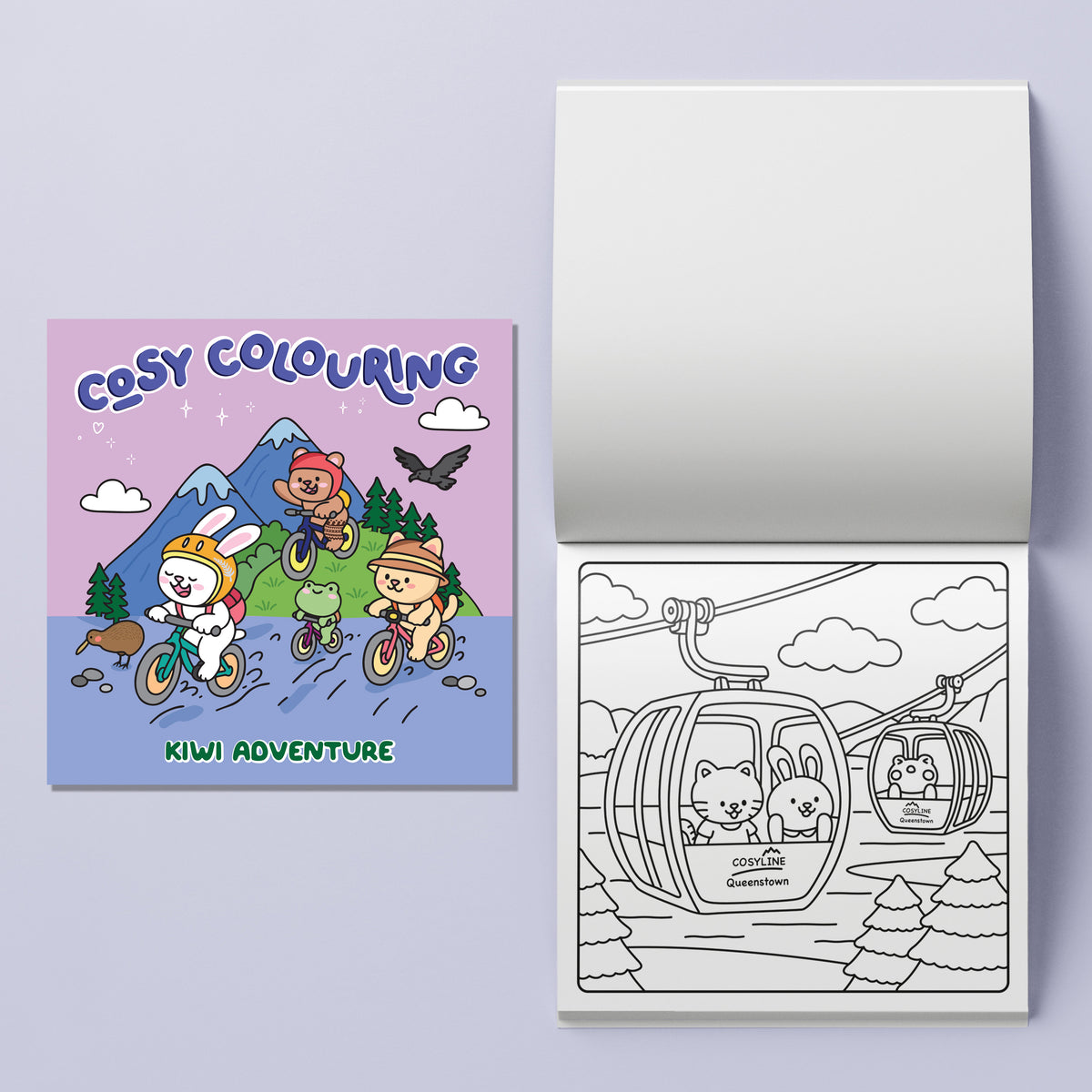 Hinkler: Cosy Colouring Art Kit - Kiwi Adventures