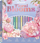 Hinkler: Art Maker - Floral Blooms Coloring Kit