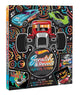 Hot Wheels Scratch & Reveal Creative Studio book with race cars and tools on a colorful background