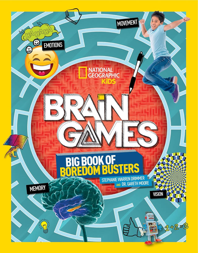 Brain Games: Big Book of Boredom Busters (National Geographic Kids: Disney)