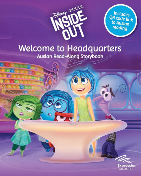 Inside Out: Welcome to Headquarters Auslan Read-Along Storybook (Disney Pixar)