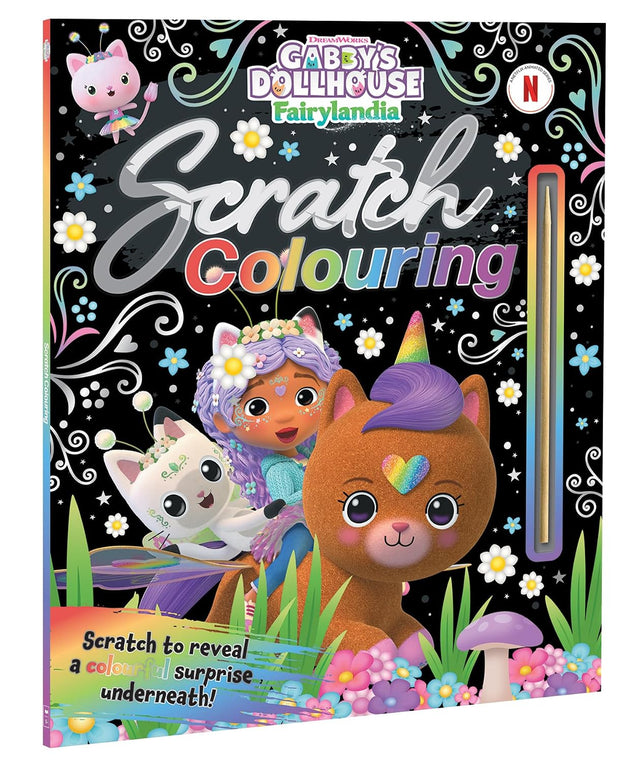 Gabby's Dollhouse Fairylandia: Scratch Colouring (DreamWorks)