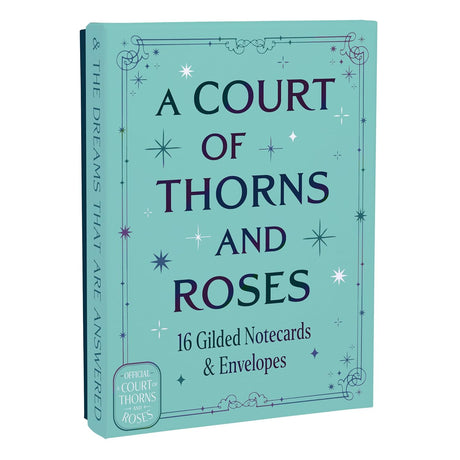 A Court of Thorns and Roses Official Gilded Notecards