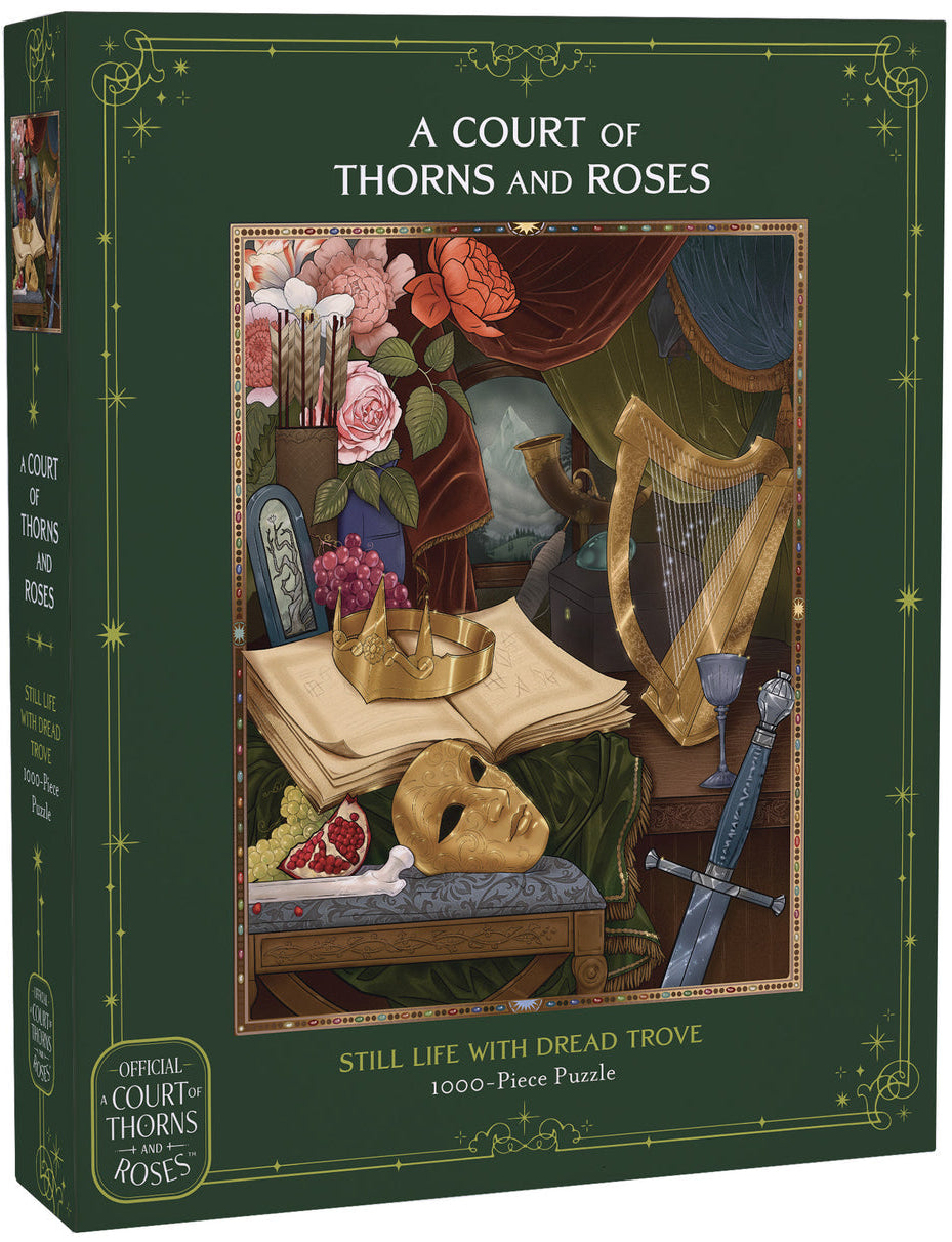 A Court of Thorns and Roses Official Still Life with Dread Trove 1000 Piece Jigsaw Puzzle