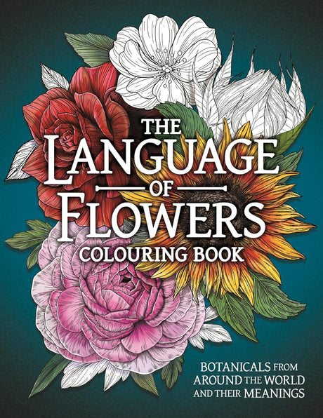 The Language of Flowers Colouring Book