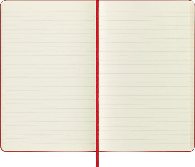 Moleskine Large Ruled Hardcover Notebook Scarlet Red