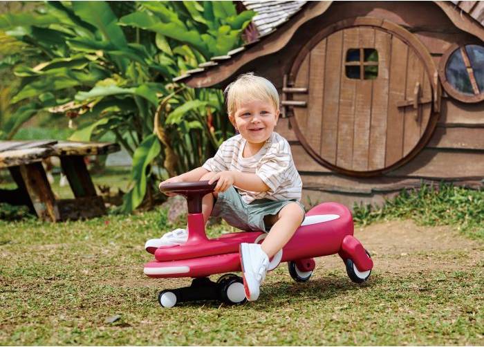 Hape: Wiggle & Giggle Car - Red