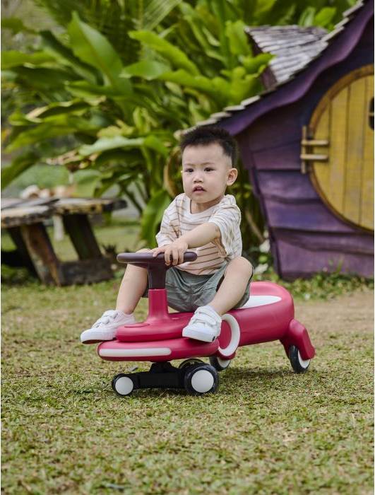 Hape: Wiggle & Giggle Car - Red