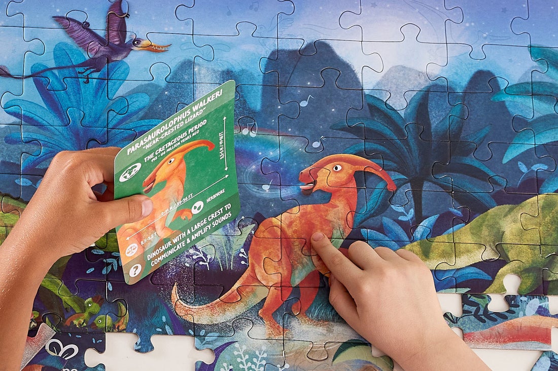 Hape: 200pc Dinosaur Glowing Puzzle (1.5m)