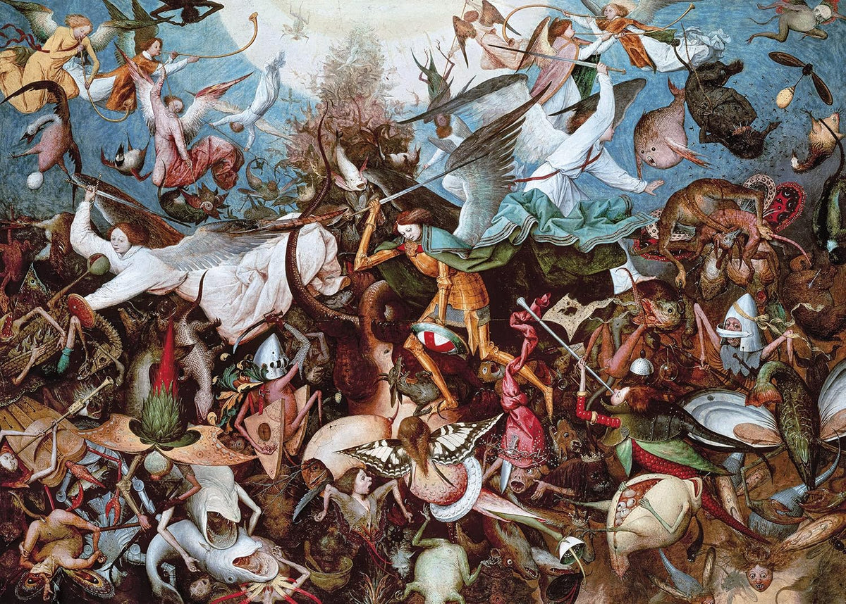 Clementoni The Fall of the Rebel Angels Jigsaw Puzzle - 1000 Piece - Museum Collection - (39614)