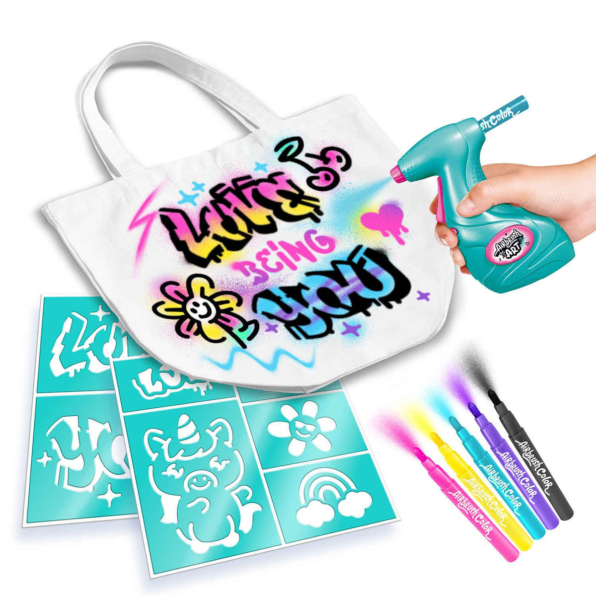 Airbrush Plush Art Fashion Design Kit