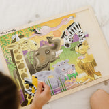 Melissa & Doug - African Plains Wooden Jigsaw Puzzle - 24 Piece