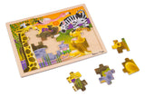Melissa & Doug - African Plains Wooden Jigsaw Puzzle - 24 Piece