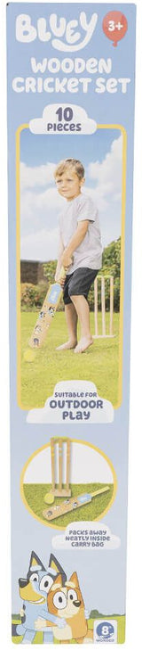 Bluey - Wooden Cricket Set