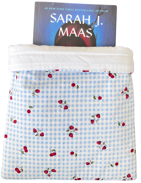 Pages & Pastries: Large Book Sleeve - Berry Basket