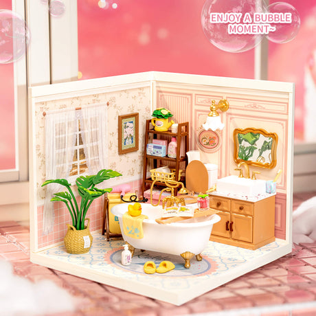Rolife: Pop Bubble Bathroom - Super Creator Plastic DIY Miniature Puzzle