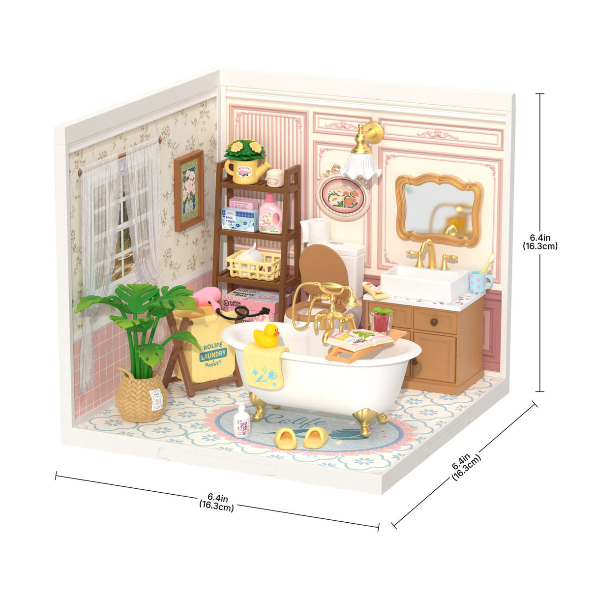 Rolife: Pop Bubble Bathroom - Super Creator Plastic DIY Miniature Puzzle
