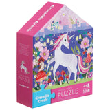 Crocodile Creek: Unicorn Castle Flat House Puzzle - 50pc