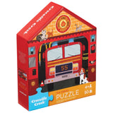 Crocodile Creek: Fire House Flat House Puzzle - 50pc