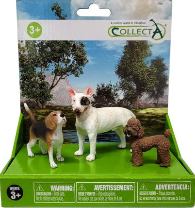 CollectA: 3pcs Dogs & Puppies Platform