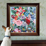 eeBoo: Spring Bouquet Square Puzzle - 1000pc