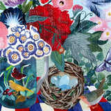 eeBoo: Spring Bouquet Square Puzzle - 1000pc