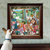 eeBoo: Artists Cottage Square Puzzle - 1000pc