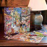 eeBoo: Artist Provisions Square Puzzle - 1000pc